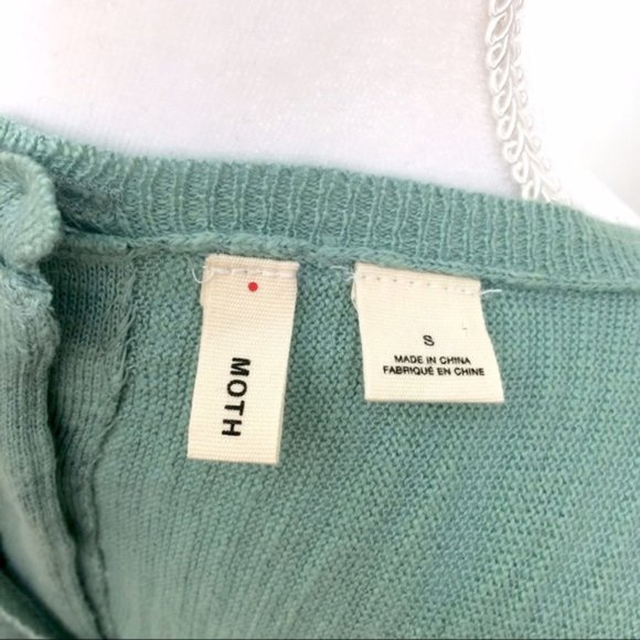 Anthropologie Moth Button Back Knit sz S - Picture 4 of 5